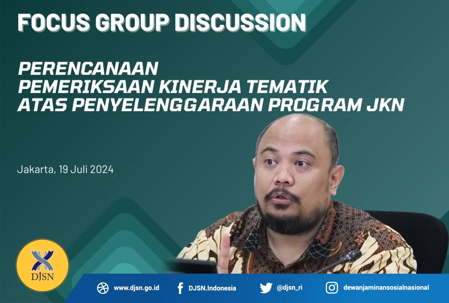 FGD Persiapan Pemeriksaan Tematik Kinerja atas Penyelenggaraan Program JKN